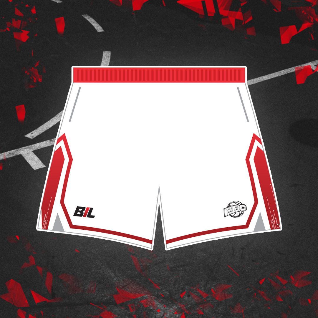 BILAAC 2025 White/Red Shorts
